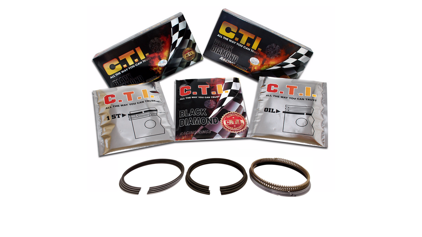 C.T.I. BLACK DIAMOND 32-088-01 PISTON RING SET FOR 06-17 CHEVROLET EQUINOX TERRAIN 2.4L DOHC