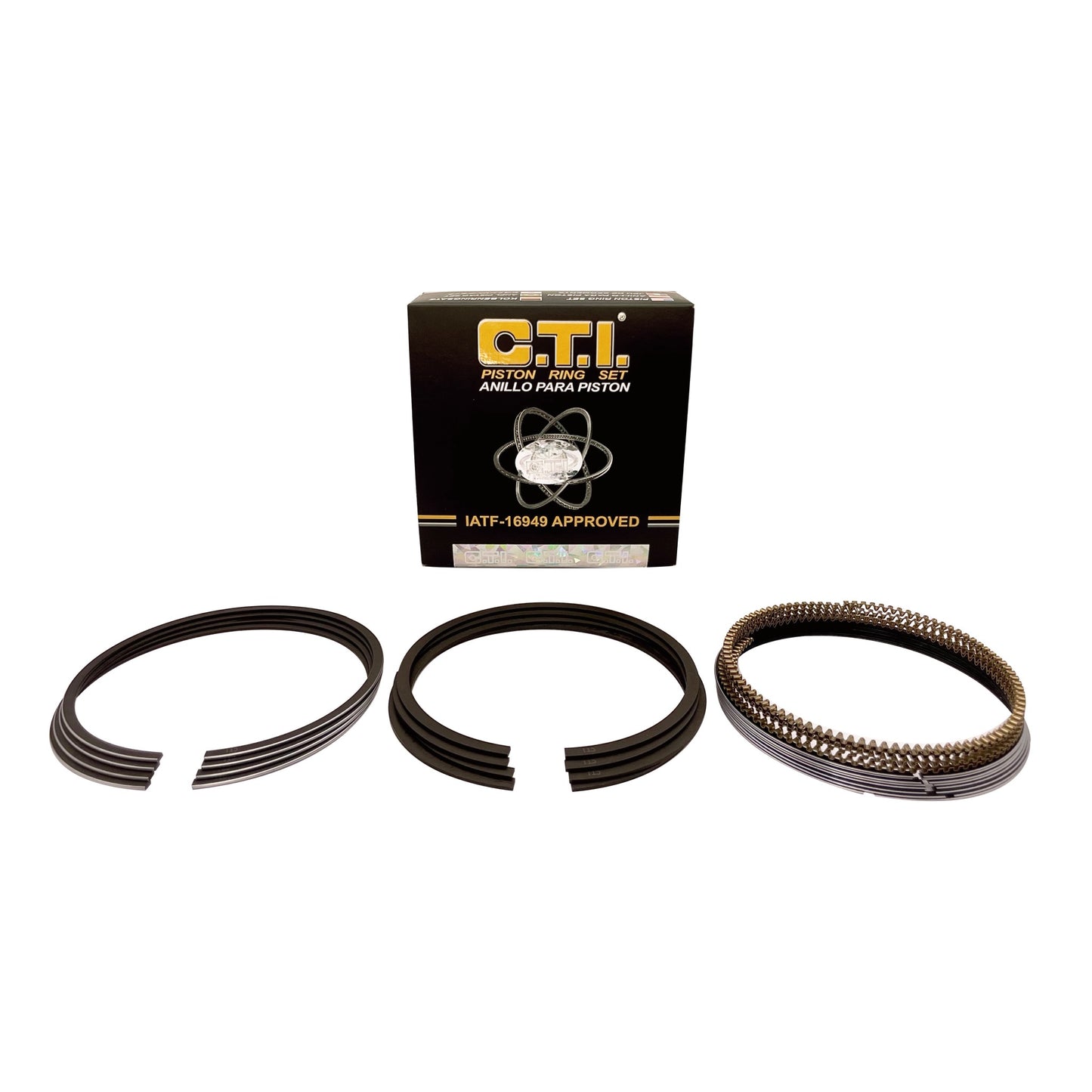 C.T.I. 06-893-01 PISTON RING SET FOR 86-95 ISUZU AMIGO PICKUP 4DZ1 2.3L SOHC 8v